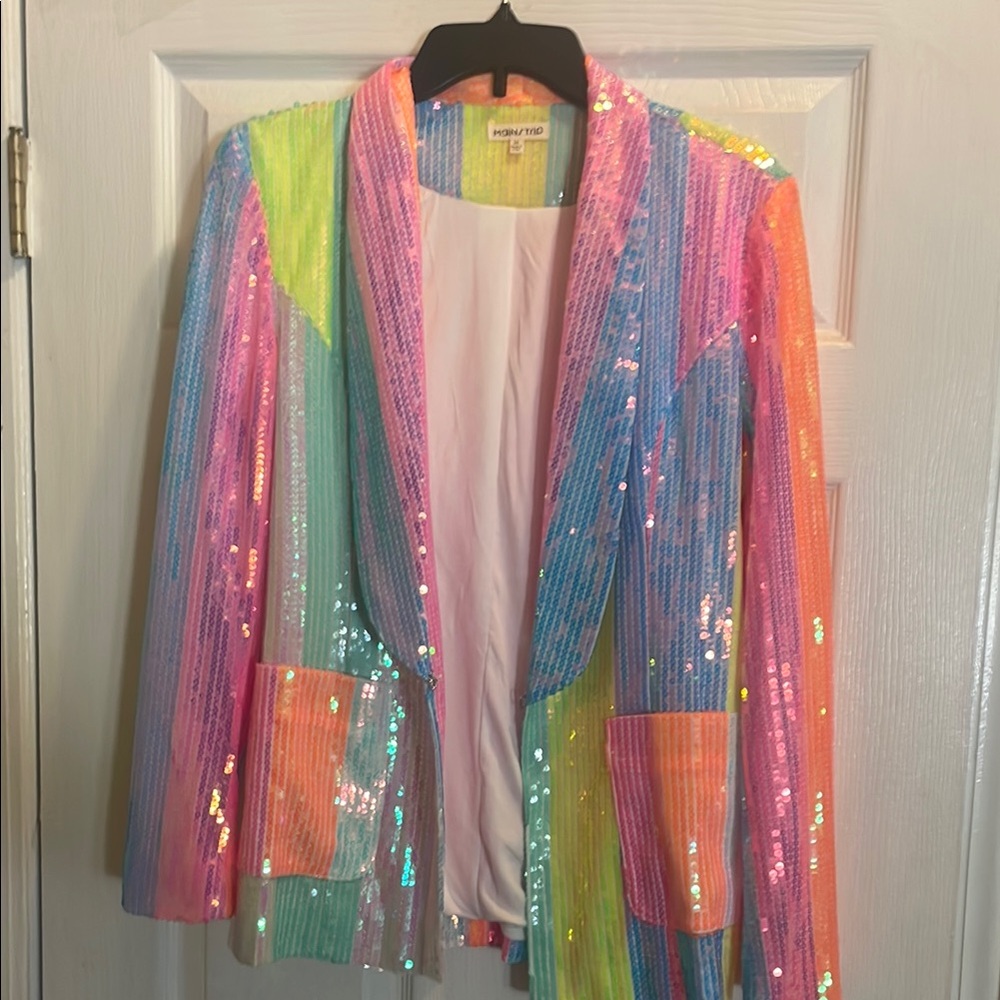 Multicolor Sequin Jacket